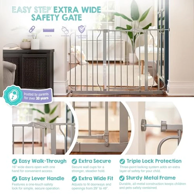 Regalo Easy Step Extra Wide Baby Gate – Bild 4