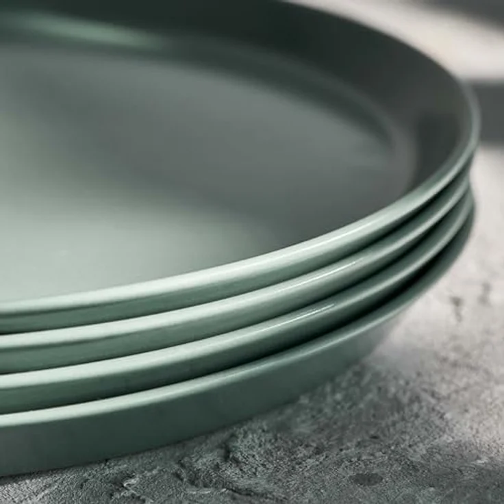 Springlane Geschirr-Set Sweet Scandi, Keramik, in verschiedenen Ausführungen und Sets, Keramik, 2er-Set Frühstücksteller Ø 19cm, spülmaschinen- & mikrowellengeeignet – Bild 5