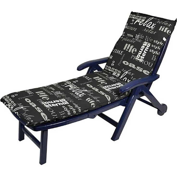 Spetebo Liegenauflage Universal Sonnenliegen Polsterauflagen 190 x 60 cm, (1 St), Polster Liegekissen für Gartenliegen – Bild 1