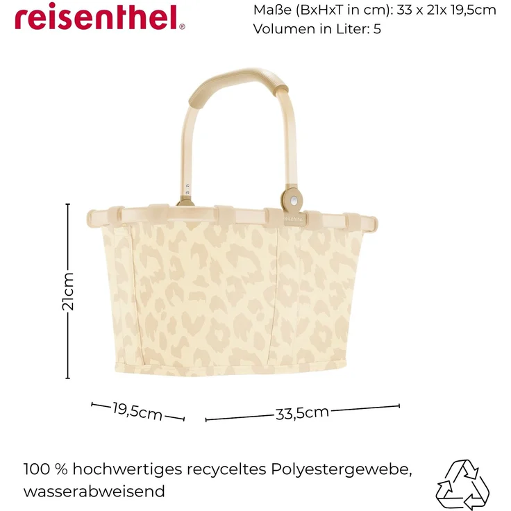 Reisenthel Carrybag XS Leo Vanilla ca. 33.5x21x19.5 cm – Bild 3