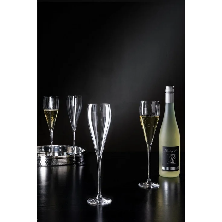 Fink Champagnerglas PREMIO, Glas, Sektglas, Champagnerflöte, 4er Set, transparent – Bild 3