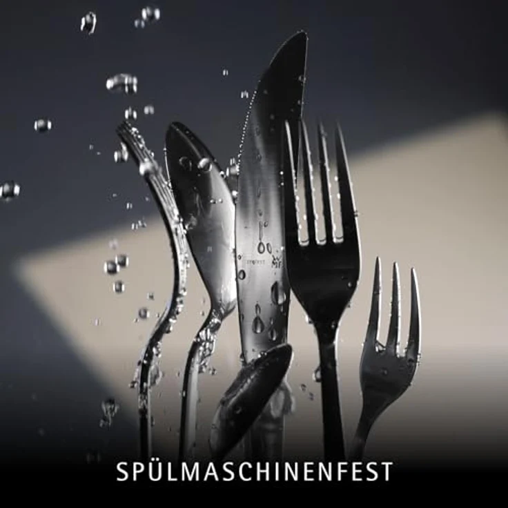 WMF 'Merit' Besteck-Set spühlmaschinenfest, 66 Stk., Cromargan-Edelstahl silber – Bild 9