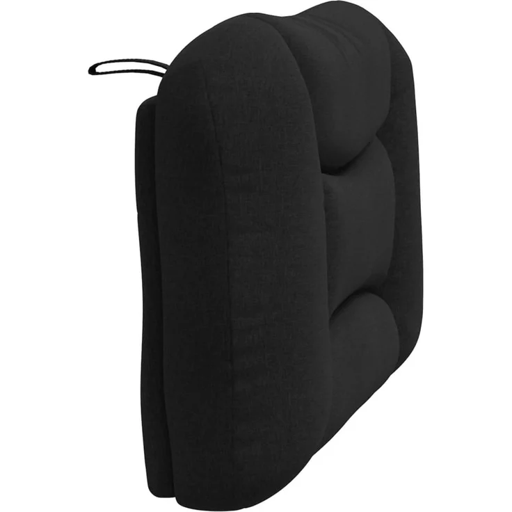 vidaXL Kopfteil-Kissen "Hvar" Schwarz 80 cm Stoff – Bild 6