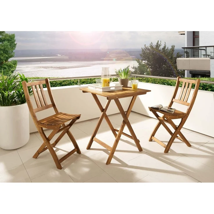 SAM Gartenstuhl Blossom, Akazie-Holz FSC® 100% Zertifiziert, ideal für Balkon, Garten & Terrasse, zusammenklappbar – Bild 6