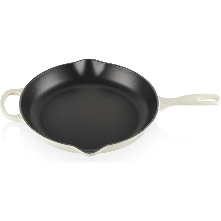 LE CREUSET Bratpfanne Brat- und Servierpfanne Signature rund meringue 30cm – Bild 1