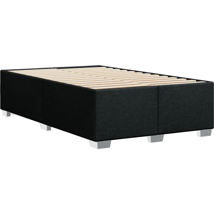 vidaXL Bettgestell ohne Matratze Schwarz 120x200 cm Stoff 3284466 – Bild 5