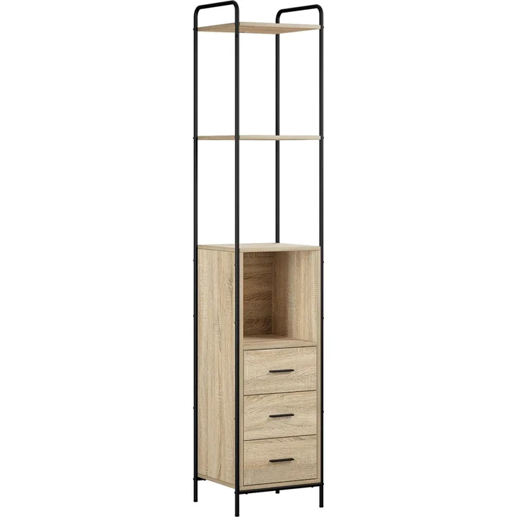 vidaXL Badezimmerschrank-Set 4 stk. Sonoma-Eiche 40 x 36 x 200,5 cm 3444676 – Bild 3