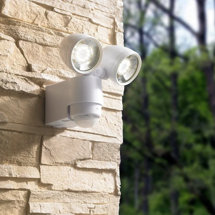 MeLiTec Außen-Wandleuchte MeLiTec LED Außenwandleuchte mit Bewegungsmelder, Strahler, Flutlicht, LED fest integriert, neutralweiß, LED Außenwandlamoe individuell verstellbar – Bild 5