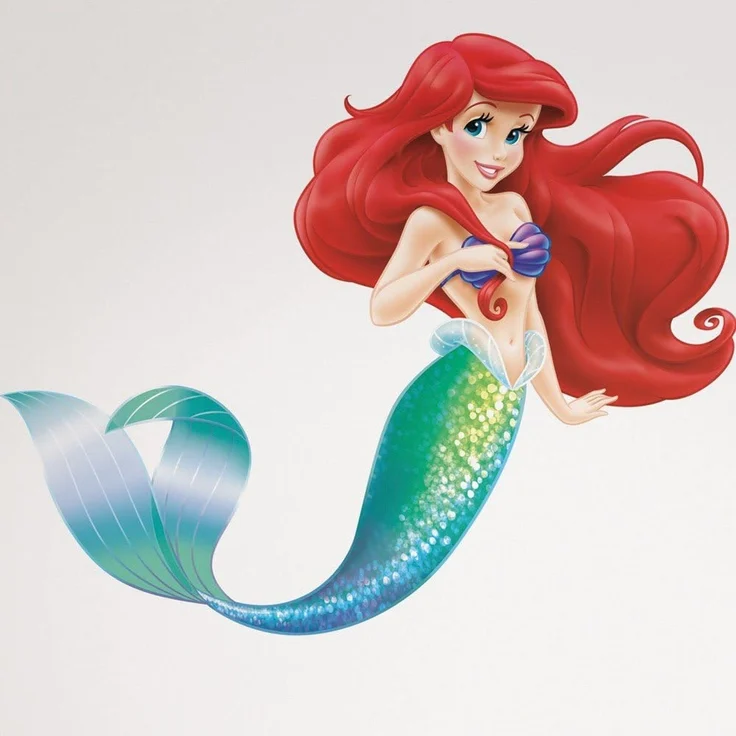 Disney ariel Die kleine Meerjungfrau Riesige Wandsticker – Bild 2
