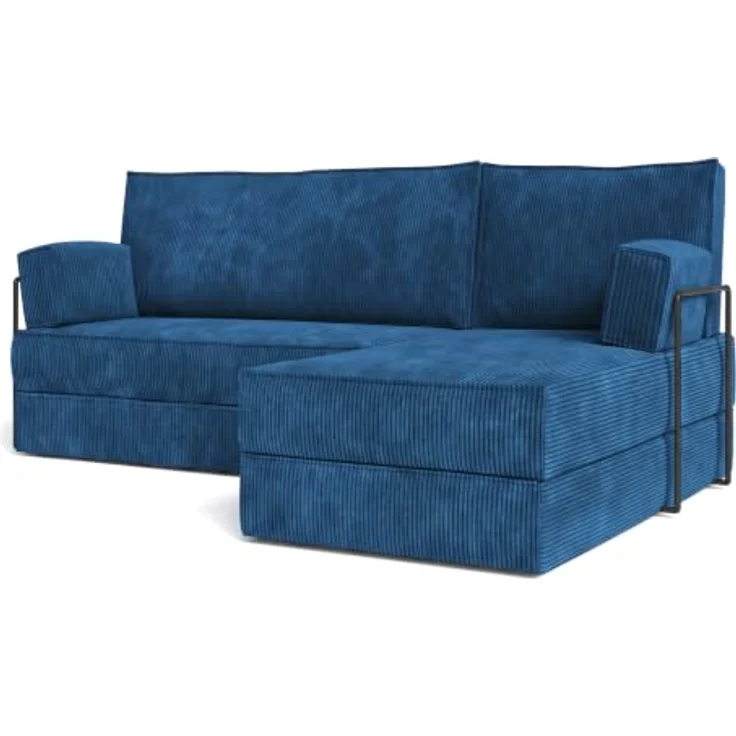 Masseno Ecksofa NOTIA, modulares Boneless Sofa mit Schlaffunktion, Kordstoff Bezug in POSO 05, 3 Sitzflächen, Relaxfunktion – Bild 1