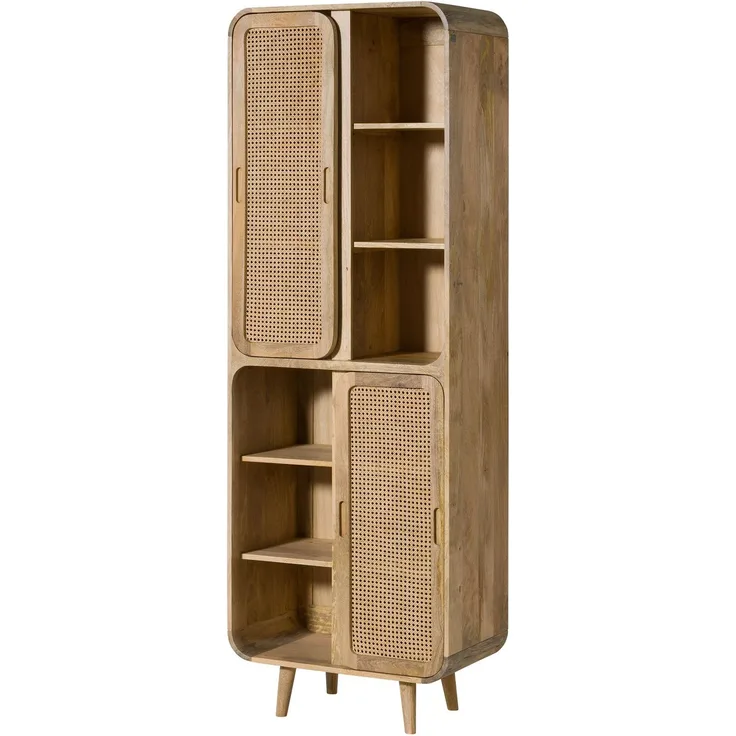 Schrank Mango 70 x 40 x 200 natur lackiert VALENCIA #115