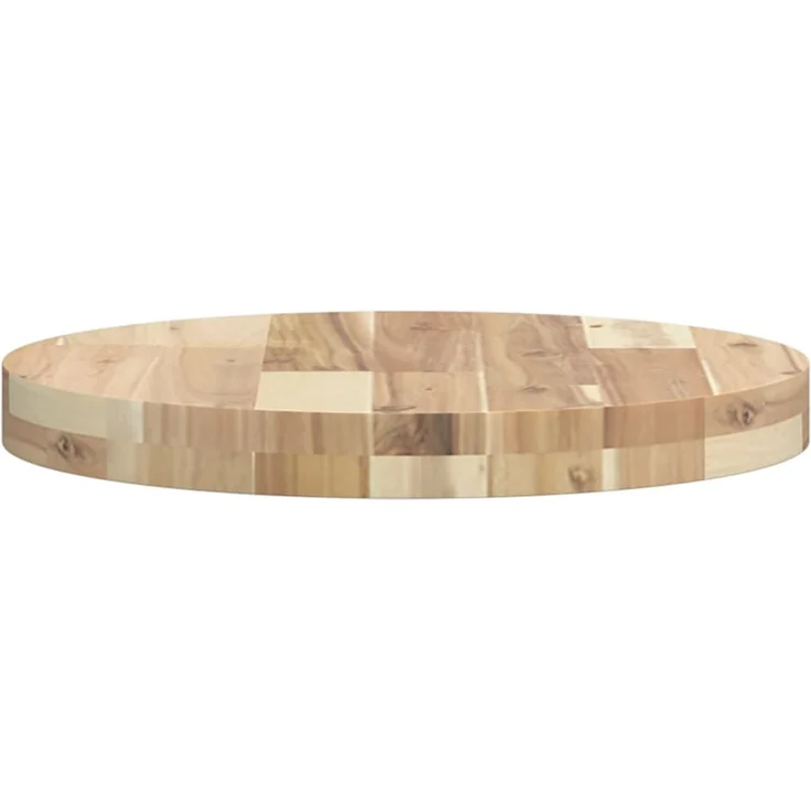 vidaXL Tischplatte Rund Ø40x4 cm Massivholz Akazie 4008688 – Bild 6