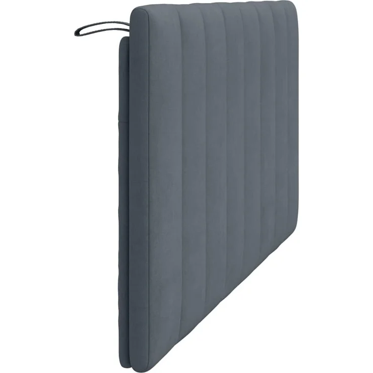 vidaXL Kopfteil-Kissen Dunkelgrau 160 cm Samt 374676 – Bild 6