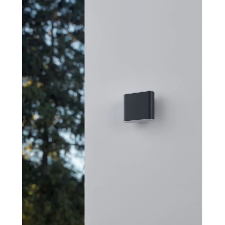 Eglo LED Außen-Wandleuchte Grutti anthrazit 12 x 9 cm warmweiß-kaltweiß – Bild 4