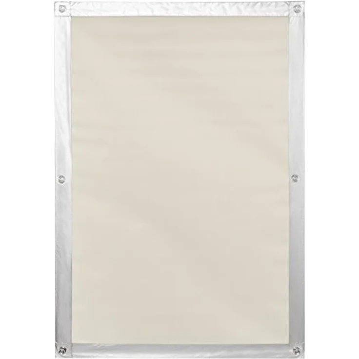 Dachfensterrollo Haftfix Hitzeschutz Abdunkelung, LICHTBLICK ORIGINAL, verdunkelnd, ohne Bohren, verspannt, Haftfix, mit Thermobeschichtung, mit Saugnapf, Beige, B94 x H113 cm – Bild 2