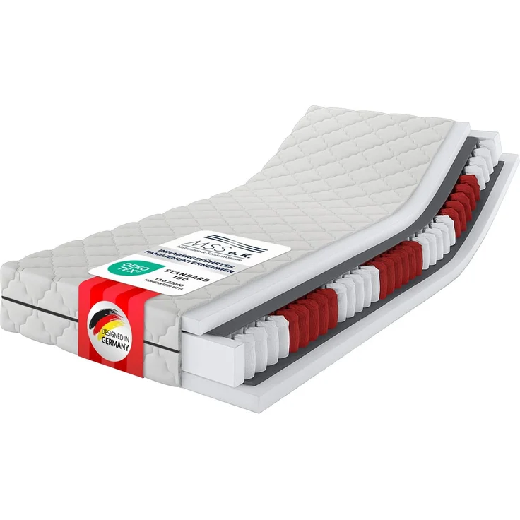 MSS 7 Zonen TTFK-Matratze MedicPlus 130x200x21 cm H5-XL – Bild 1