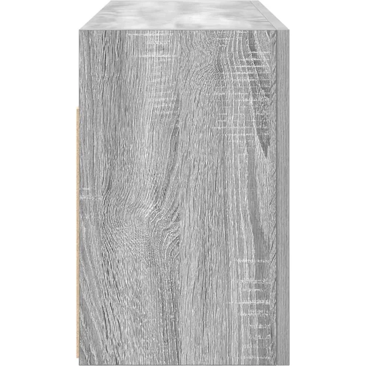 vidaXL Bad-Wandschrank Grau Sonoma 80x25x40 cm Holzwerkstoff 860090 – Bild 6