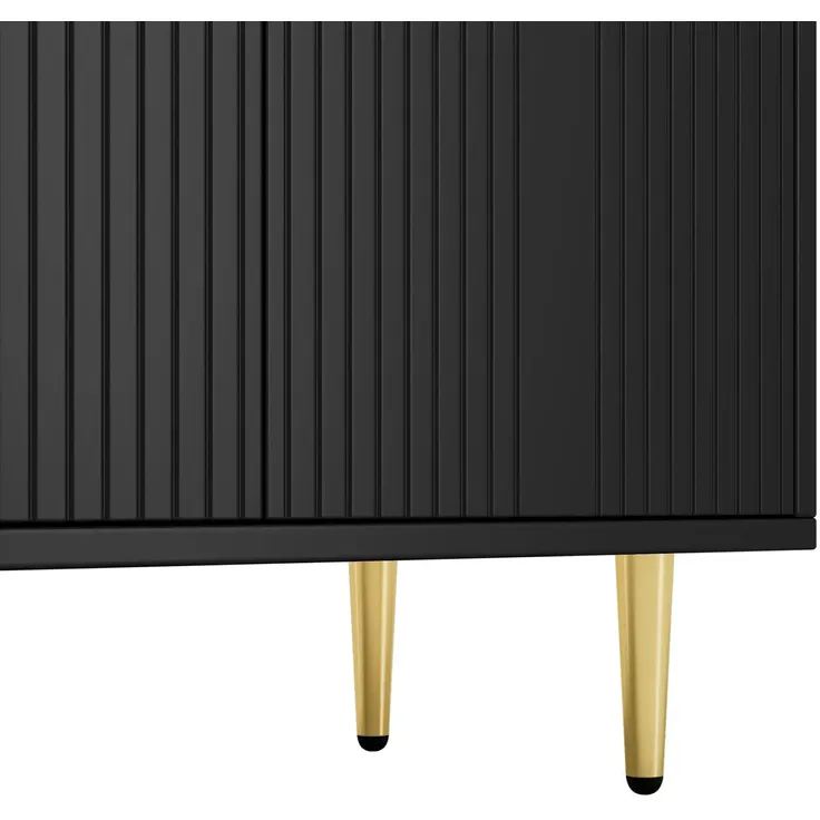 Sideboard (160/40/80 cm) Mehrzweckschrank mit Türen, Küchenschrank, Aufbewahrungsschrank, Wohnzimmerschrank, matt – Bild 10