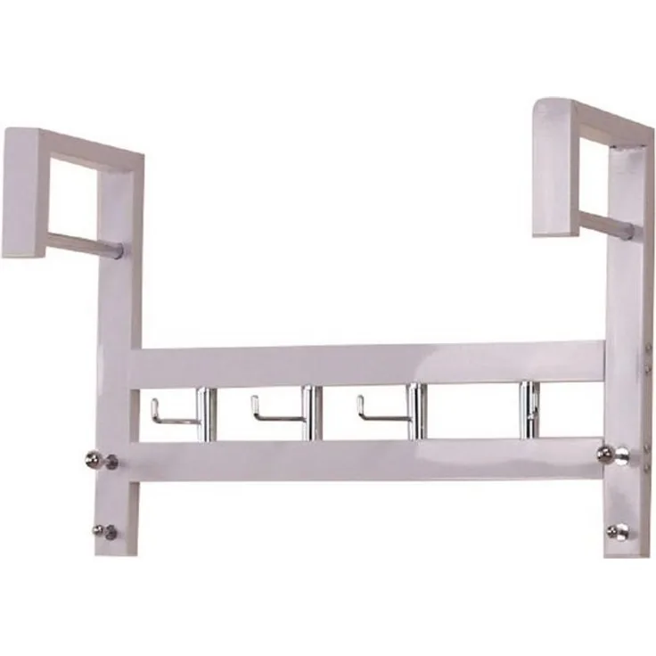 Wandgarderobe "Bernd" aus Metall, weiß