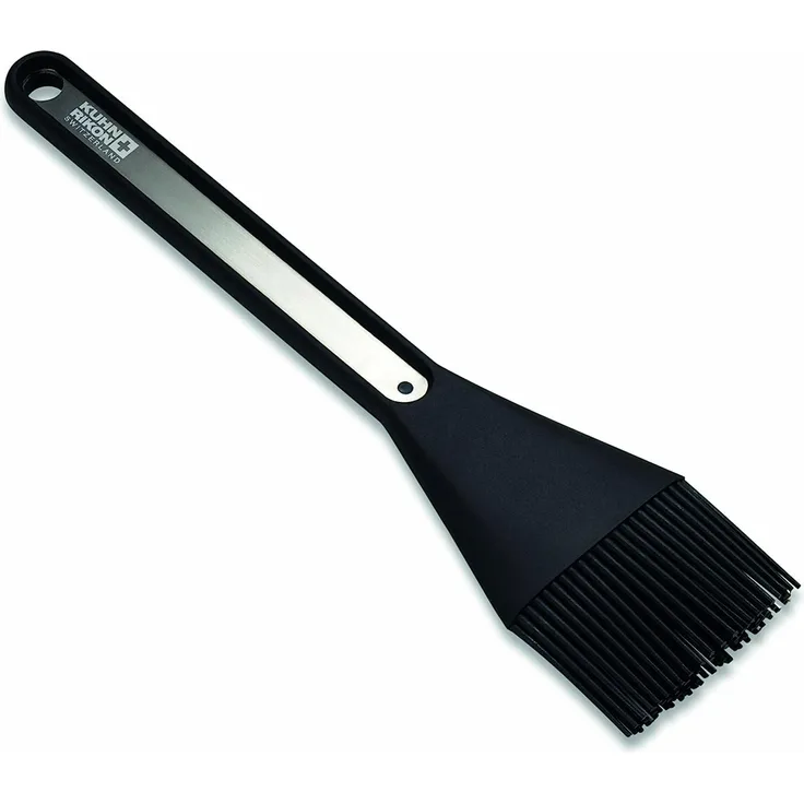KUHN RIKON 22198 Küchenhelfer Backpinsel Design Line Silikon-Pinsel schwarz