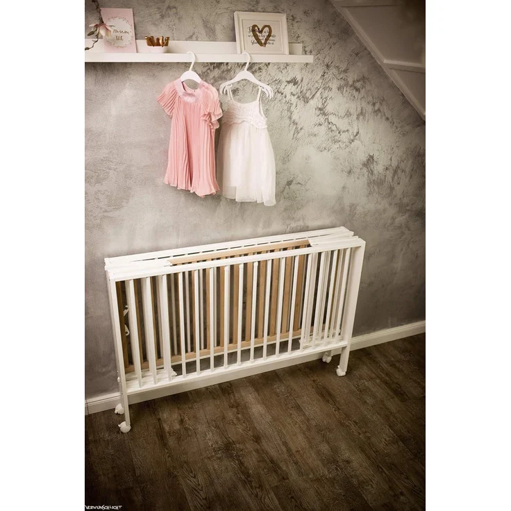 Tissi Gitterbett faltbar weiss inkl. Matratze 60x120 cm – Bild 6