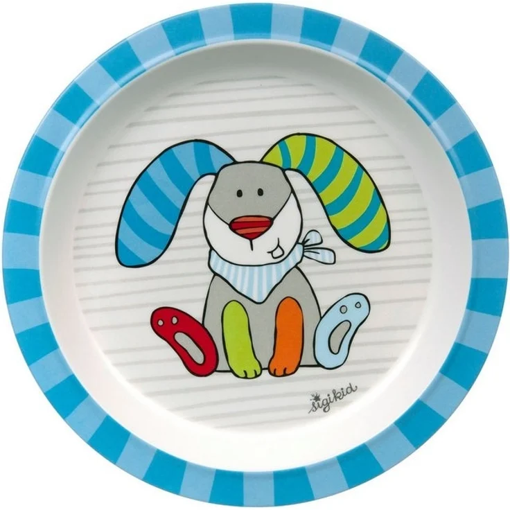 Sigikid Teller Kinderbunt, Hase Ringel Dingel – Bild 2
