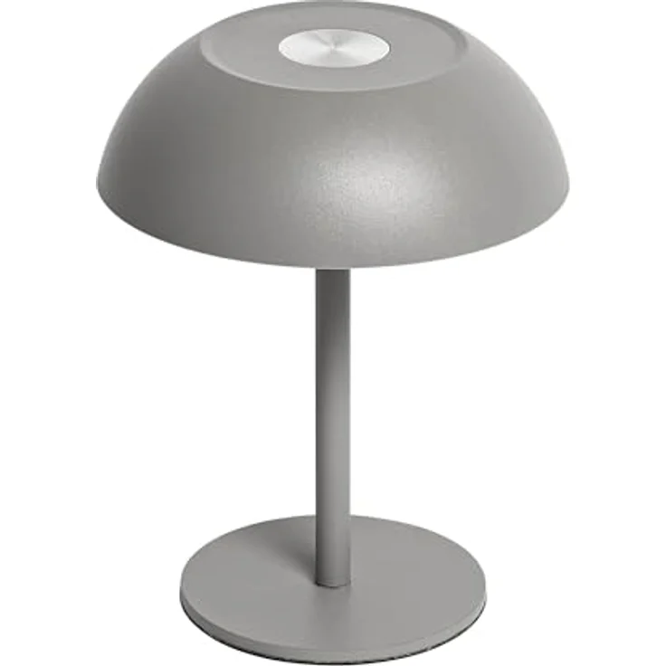 Idena Tango Touch, LED Tischlampe grau, wiederaufladbar, kabellos, höhenverstellbar, mit dreifachem Farbmodus und stufenlosem Dimmer – Bild 2