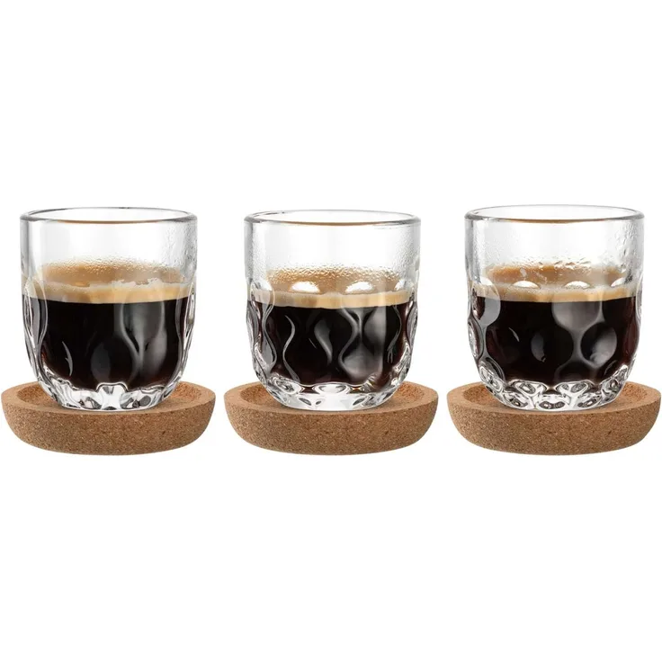 Leonardo GOCCE Espresso-Set mit Untersetzer 6-teilig