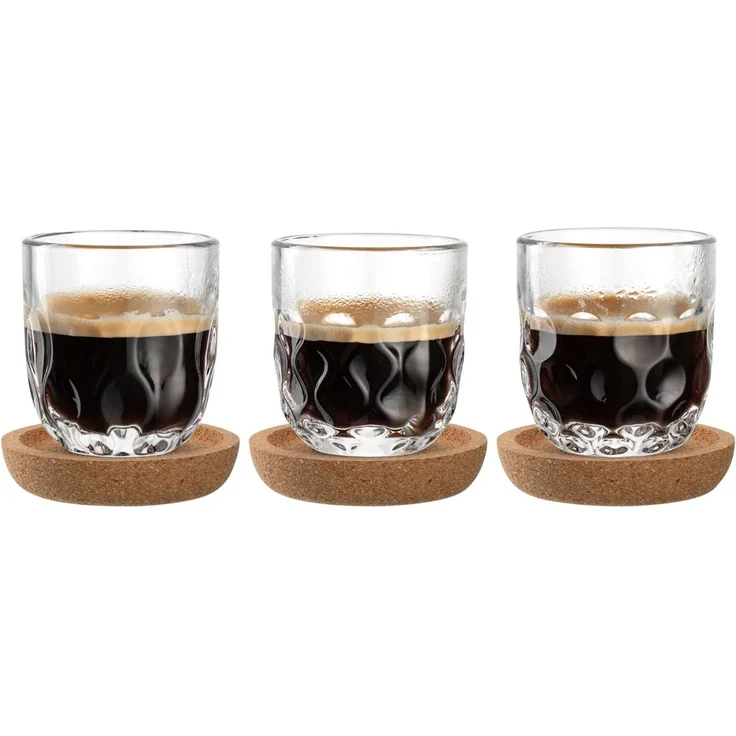 Leonardo GOCCE Espresso-Set mit Untersetzer 6-teilig – Bild 1