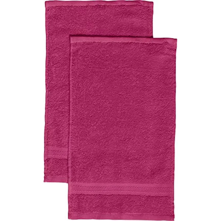 REDBEST Gästehandtuch Gästetuch "Chicago" 2er-Pack, Frottier (2-St), Walk-Frottier Uni – Bild 2