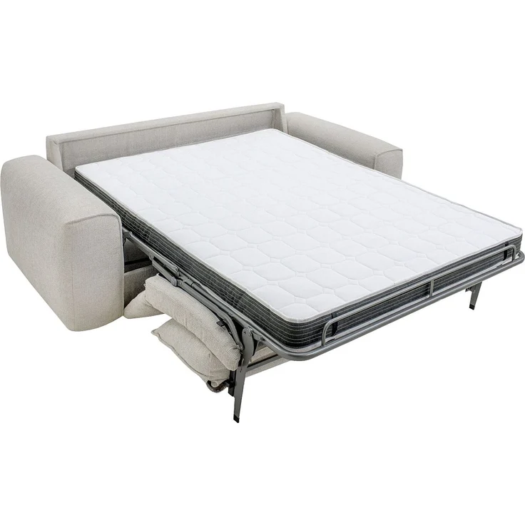Vente-unique - POGLO - Schlafsofa - Plastik - Kunststoff (PVC) - Beige - 236 x 100 x 78 cm – Bild 5