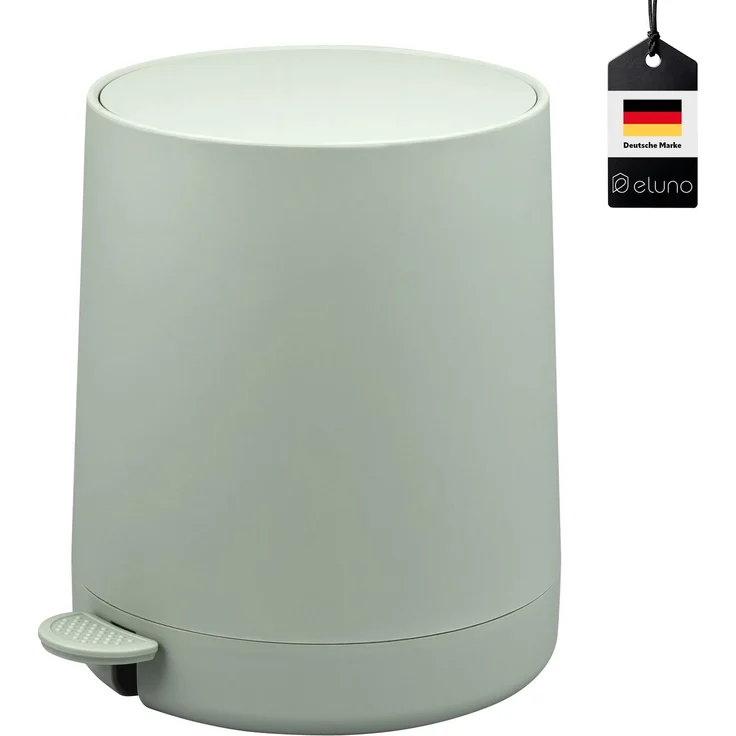 eluno Kosmetikeimer TESERO, Treteimer 4 Liter aus Kunststoff – Bild 1
