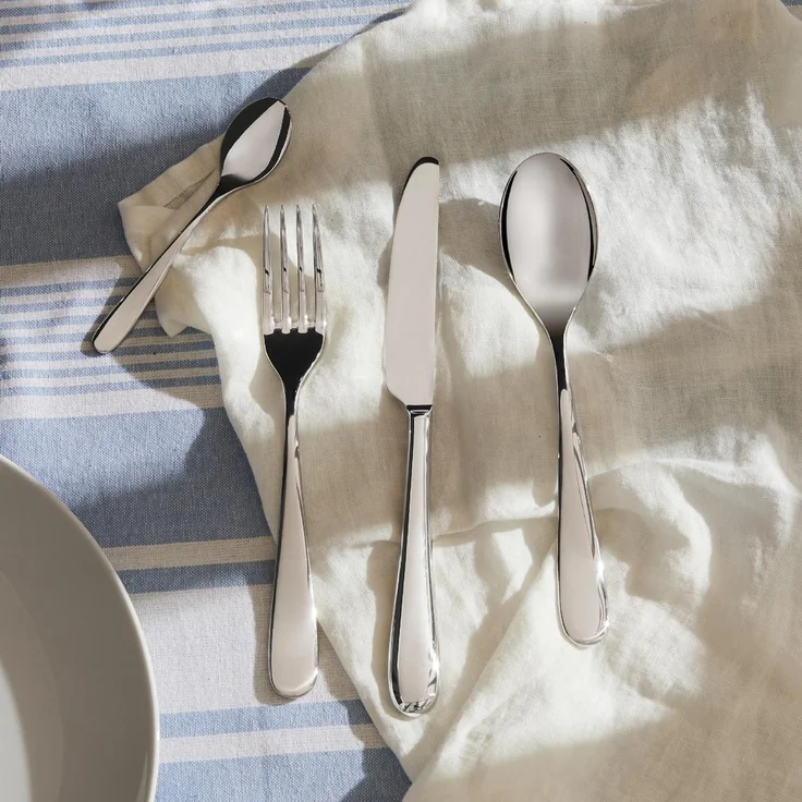 Alessi Besteck-Set Nuovo Milano (5180/3 ) (24-teilig) 5180S24 – Bild 5