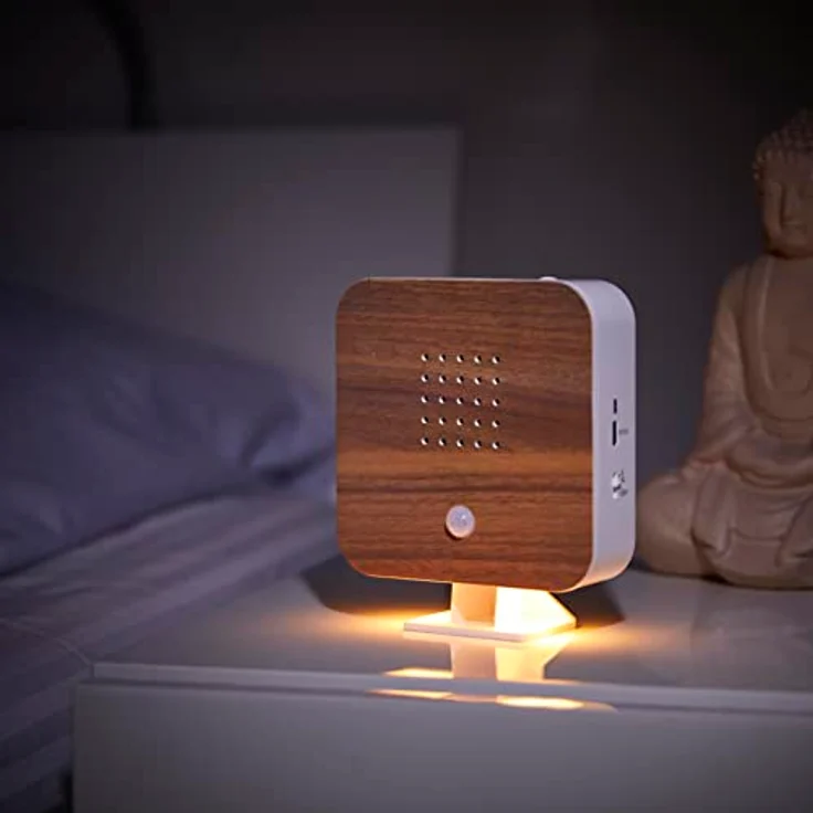Northpoint LED Dekolicht Naturgeräuschebox Vogelzwitscher Bewegungsmelder Licht Aufladbar – Bild 2