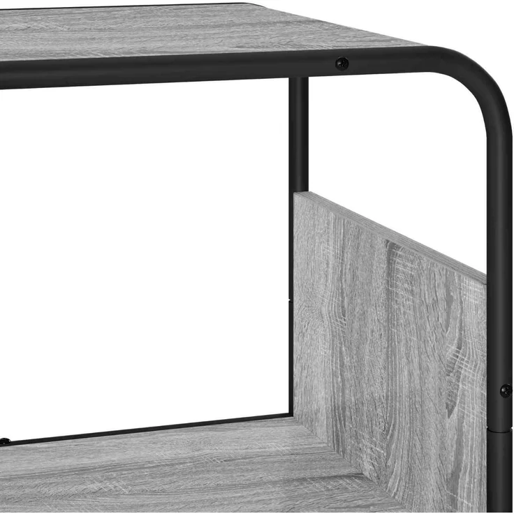 vidaXL Highboard Sonoma-Grau 93.5 x 37.5 x 144 cm Holzwerkstoff 8007951 – Bild 5