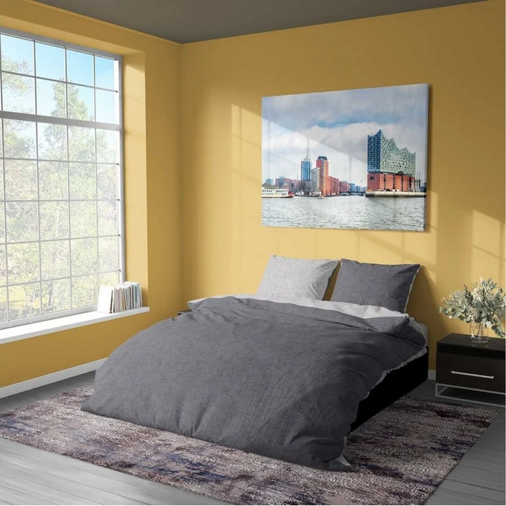 Traumschloss Bettwäsche Comfort Baumwolle, Flanell, 2 teilig, robuste, langlebige Wendebettwäsche, uni – Bild 2