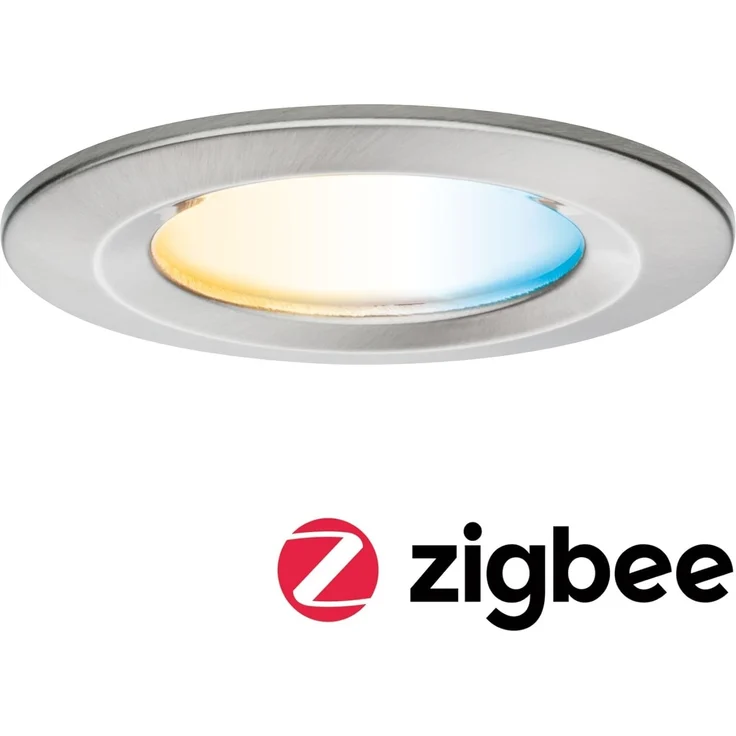 Paulmann 92448 LED Einbauleuchte Nova Coin Zigbee Tunable White Eisen gebürstet IP44 – Bild 10