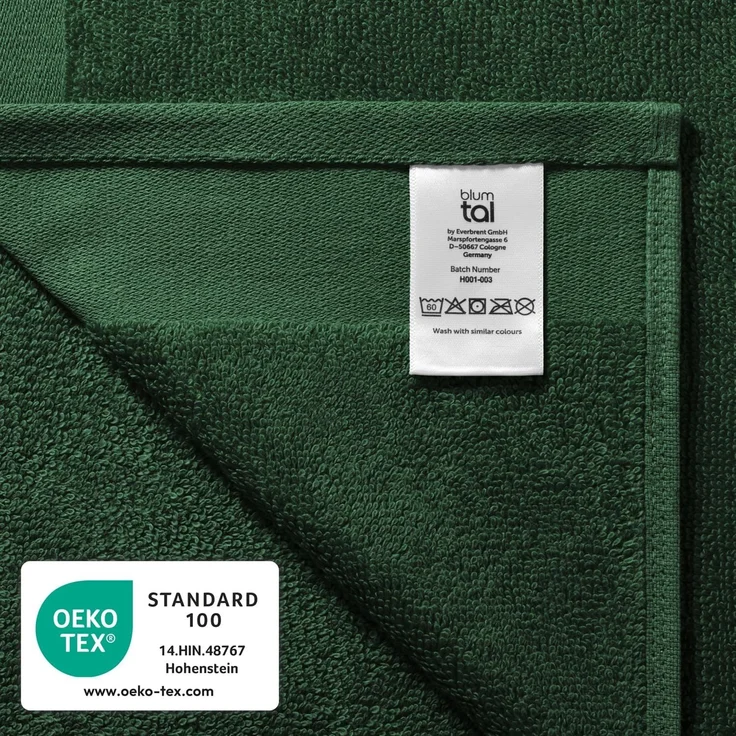Blumtal Handtücher Premium Frottier Handtücher Set 2 teilig 100% Baumwolle, Frottee (2X (50x100 cm), 2-St), Oeko-TEX zertifiziert - Ultra saugstarkes Frottier Handtücher – Bild 7
