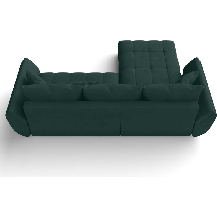 AX LIVING L Form Ecksofa grün Verciani Schlaffunktion Bettkasten 280cm – Bild 6