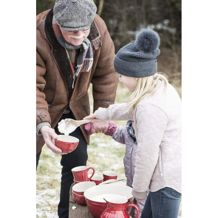 Ib Laursen Krug Mynte 1,7l Keramik Kanne Vase 2077- 33 - strawberry rot – Bild 2