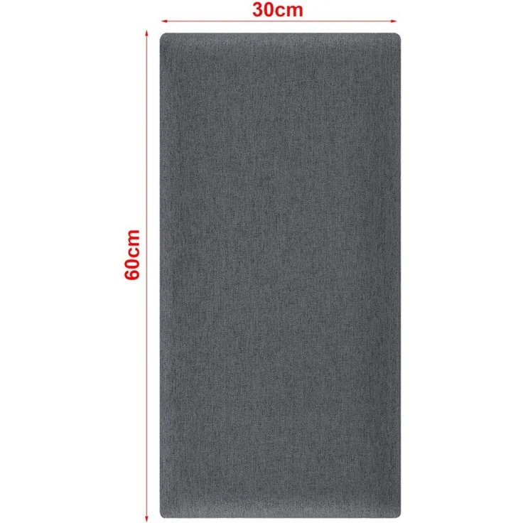 neu. haus Wandpolster, (Set, 3 Stück), »Carpino« Wandkissen Textil 60x30 cm Dunkelgrau – Bild 3