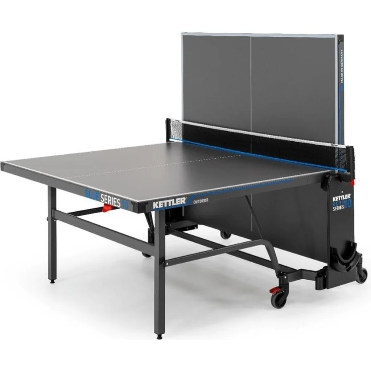 KETTLER 'K10 Outdoor' Tischtennisplatte ohne Zubehör, blau, 152,5 x 274 x 76 cm – Bild 4