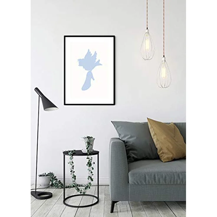 Komar Disney Wandbild Cinderella Bird, Kunstdruck für Kinderzimmer, Größe 50x70cm, ohne Rahmen, fotorealistischer Druck auf Premium-Poster Fotopapier, Made in Germany – Bild 5