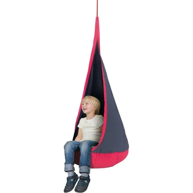 roba Hängesack - Kinder Hängesitz / Hängesessel / Sitzsack fürs Kinderzimmer oder draußen - Rot / Blau