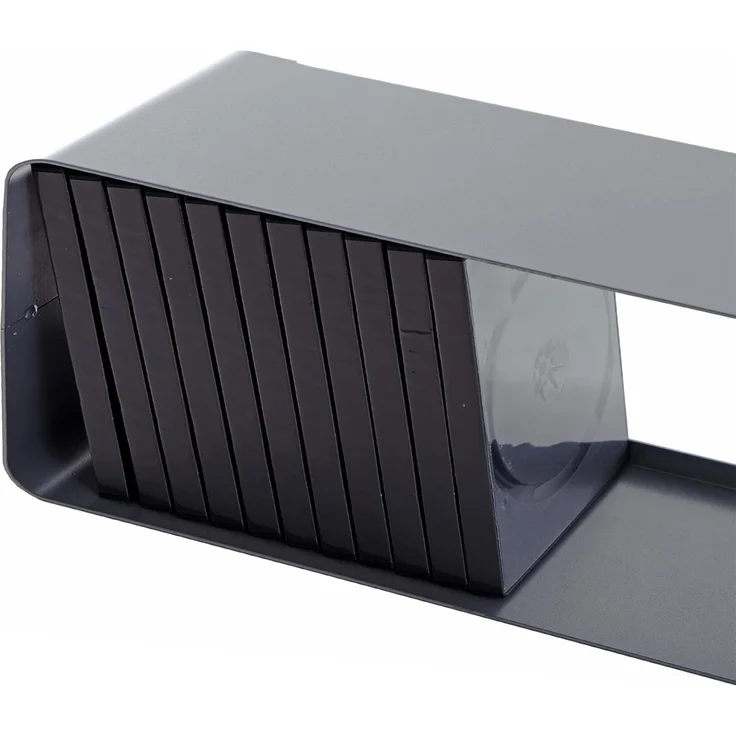 DESIGN DELIGHTS CD-Regal LOUNGE DESIGN CD REGAL "CUBE", 80cm, Metall, für ca 70 CDs, Farbe: – Bild 4