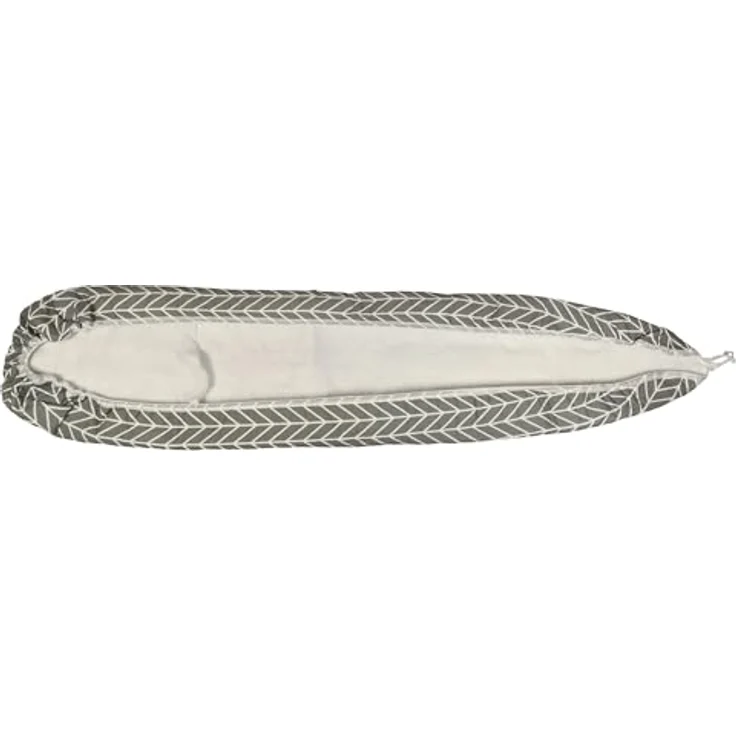 Vhbw Bügeltischbezug für Leifheit AirActive M, grau/weiß, hohe Luftdurchlässigkeit für beste Dampfdurchdringung, maßgeschneidert für Bügeltische 120-125 cm x 22-36 cm – Bild 2