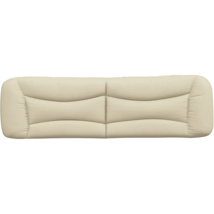 vidaXL Kopfteil-Kissen Creme 180 cm Stoff – Bild 5