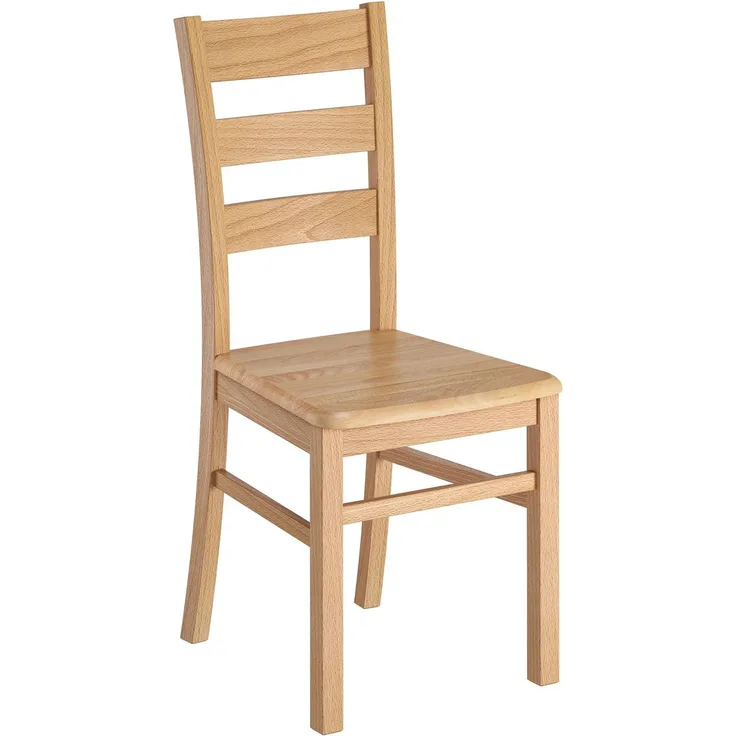 Stuhl Holzstuhl Massivholzstuhl für Esszimmer Buche natur V-90.72-74 Einzelartikel