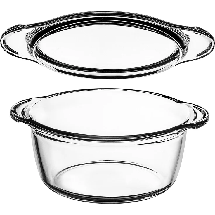 KADAX Ofenfeste Form mit Deckel 2,15L, klein, rund zum Backen – Bild 6
