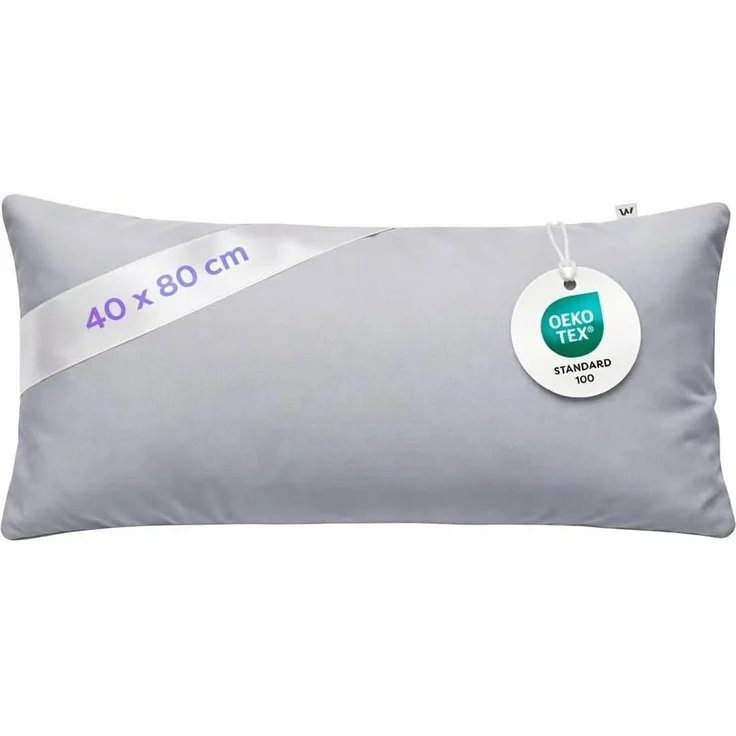 Wolkenfeld Kissenbezug Mikrofaser Kissenbezug - Allergiker Kopfkissenbezug - unfassbar weich, Größe 80x80, 40x80 und 70x90 cm I versteckter Reißverschluss
